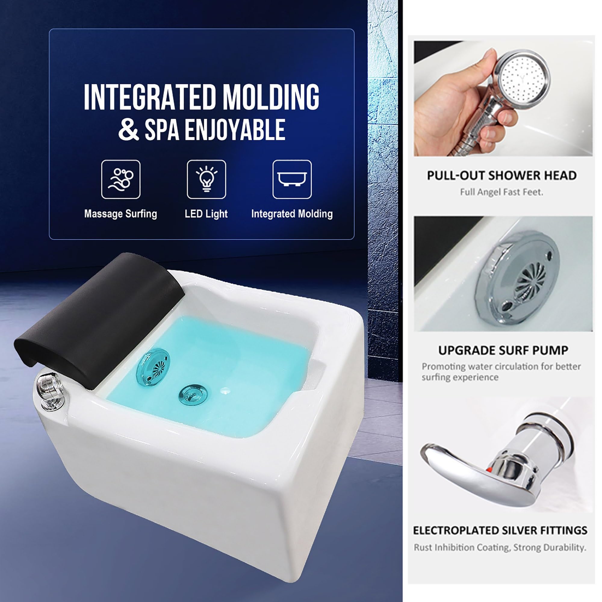 サーフ LEDライト付き フットバス サーフ LEDライト付き フットバス